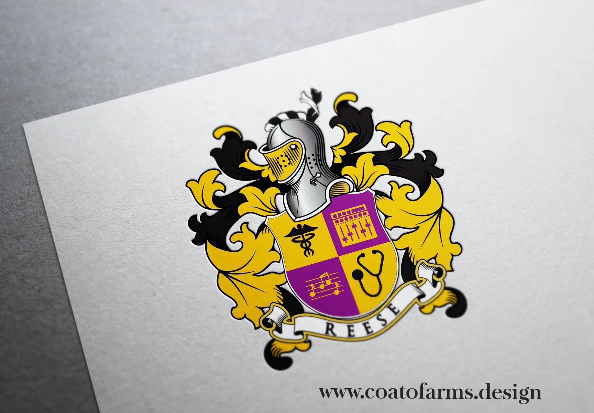 reese musician coat of arms